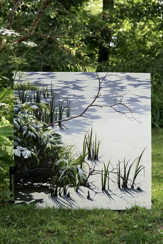 Glezna "Overcome the surface level" 70x70 cm