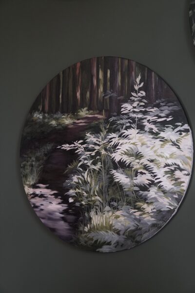  Painting from the series "Special- insignificant- noble", d- 60 cm