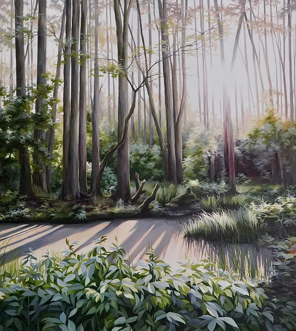 "An accurate depiction of inner Landscape" 110x100 cm, 2025
