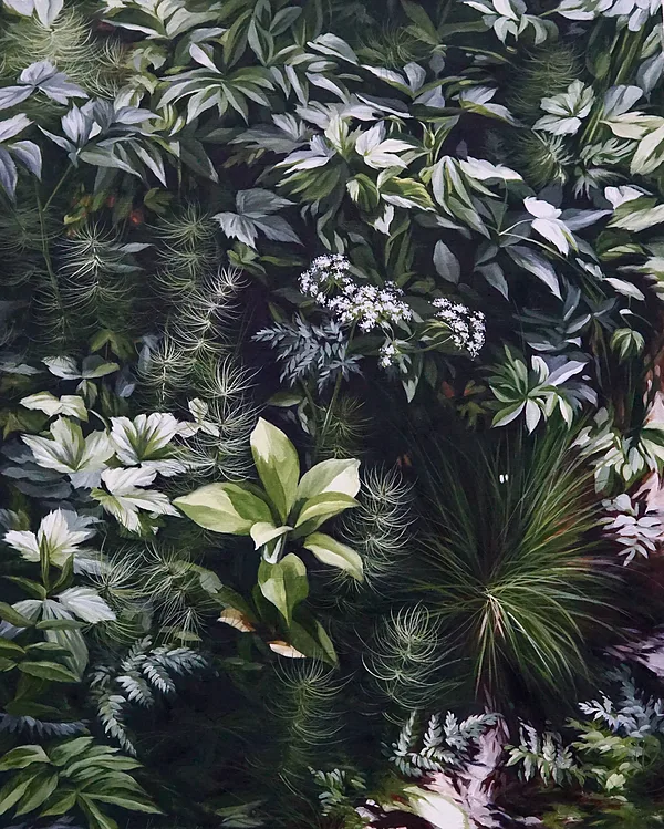 "The Pattern of Us" 100x80 cm, 2025