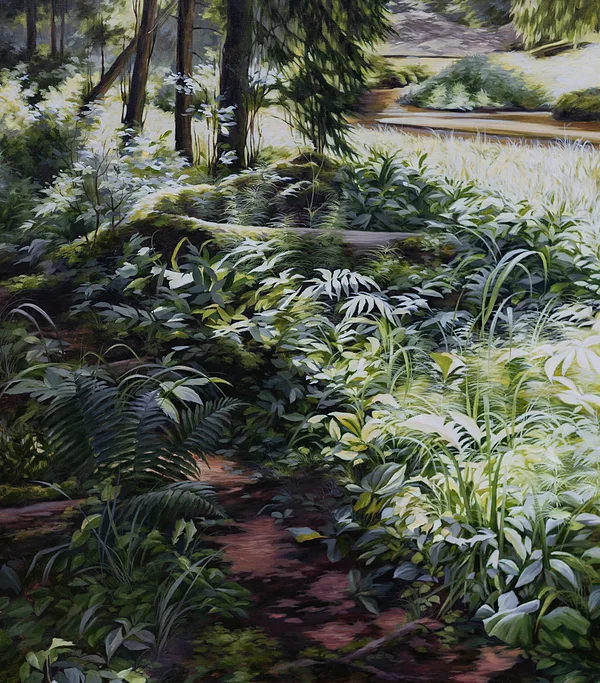 "The Path" 120x110 cm, 2025