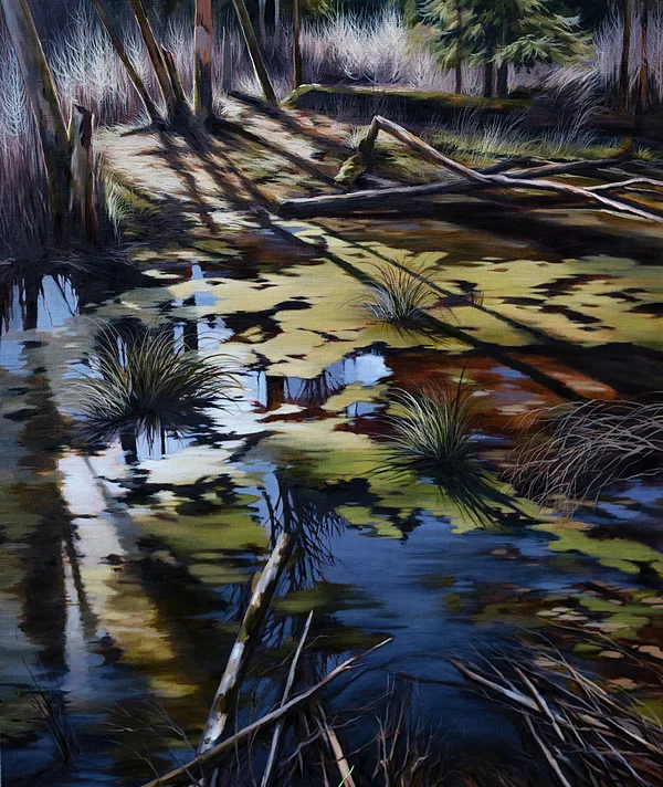 "Lady of the Lake" 120x100 cm, 2026