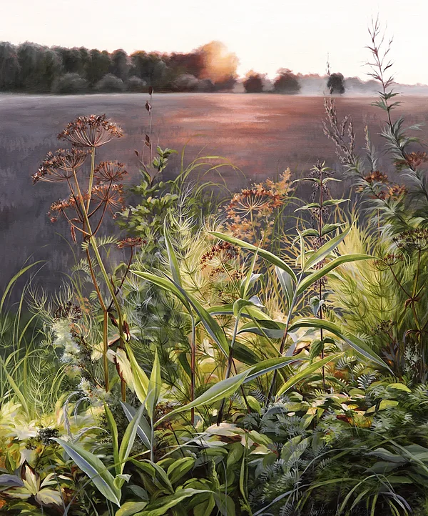 "Ihave seen 216 different sunsets this year" 120x100 cm, 2025